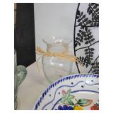 Casanova Glass Studio Original Blown Art Glass Bowl, Crown Sterling Silver Glass Coasters, Wine Bottle Chiller, and More - NO SHIPPING