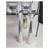 Casanova Glass Studio Original Blown Art Glass Bowl, Crown Sterling Silver Glass Coasters, Wine Bottle Chiller, and More - NO SHIPPING