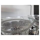 Casanova Glass Studio Original Blown Art Glass Bowl, Crown Sterling Silver Glass Coasters, Wine Bottle Chiller, and More - NO SHIPPING