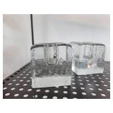 Casanova Glass Studio Original Blown Art Glass Bowl, Crown Sterling Silver Glass Coasters, Wine Bottle Chiller, and More - NO SHIPPING