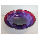 Casanova Glass Studio Original Blown Art Glass Bowl, Crown Sterling Silver Glass Coasters, Wine Bottle Chiller, and More - NO SHIPPING