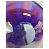 Casanova Glass Studio Original Blown Art Glass Bowl, Crown Sterling Silver Glass Coasters, Wine Bottle Chiller, and More - NO SHIPPING