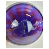 Casanova Glass Studio Original Blown Art Glass Bowl, Crown Sterling Silver Glass Coasters, Wine Bottle Chiller, and More - NO SHIPPING