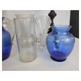 Lot of Home Décor - Lamp, Large Ceramic Bowl, Glass Vases, and More! NO SHIPPING