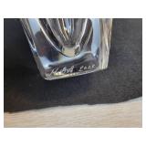 Waterford Metra Crystal Clear Vase Signed by Designer Jim O