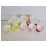 Lot of (12) Vintage Hazel Atlas Moderntone Platonite Sherbet/Champagne/Dessert Coupes