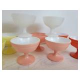 Lot of (12) Vintage Hazel Atlas Moderntone Platonite Sherbet/Champagne/Dessert Coupes