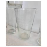 Lot of (9) Beer Glasses - NO SHIPPING