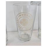 Lot of (9) Beer Glasses - NO SHIPPING