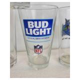 Lot of (9) Beer Glasses - NO SHIPPING