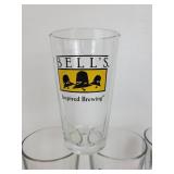 Lot of (9) Beer Glasses - NO SHIPPING