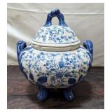 Large Ceramic Lidded Chamber