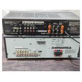 Aiwa Stereo Receiver AV-S17  And Technics AM/FM Receiver SA-912