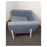 Koarp Armchair Gunnared Medium Grey, White
