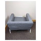 Koarp Armchair Gunnared Medium Grey, White