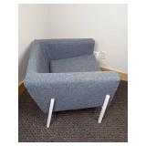 Koarp Armchair Gunnared Medium Grey, White