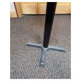 30 in. Round Table and Black Rolling Office Chair