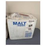 Case of (25) Mal Impact ProMax M1012-4X White Disposable Microporous Zipper Front Long Sleeve Size 4XL Coveralls and Case of (4) 1 Gal. Betco Green Earth Natural Degreaser