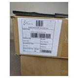 (18) Emser Tile Kumito Black Ceramic Mosaic Tile Sheets, 11.732 in. x 15.669 in.