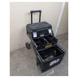 Stanley 22 in. 4-in-1 Cantilever Mobile Black Tool Box