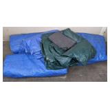 Assortment of (6) Tarps in Various Sizes