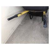 Black Truper Two Wheeled Wheelbarrow