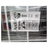 NEW Andersen Windows 100 Series Black Fixed Window, 18 in. x 60 in.