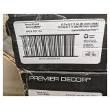 Premier Decor (19) Matte Black & (16) Matte White Penny Round Tiles and (9) Marble Look Tiles