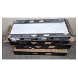 (29) Premium Porcelain Carrara White Matte Porcelain Stone Look Floor and Wall Tiles, 12 in. x 24 in.