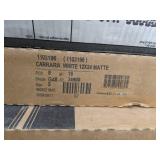 (29) Premium Porcelain Carrara White Matte Porcelain Stone Look Floor and Wall Tiles, 12 in. x 24 in.