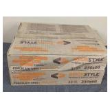 (2) Boxes of 32 Brick Style Outdoor & Indoor White Porcelain Wall Tiles