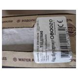 (2) Boxes of 32 Brick Style Outdoor & Indoor White Porcelain Wall Tiles