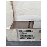 Interceramic Seaside Collection 3 Taupe Gloss Wall Tile and Justeer Collection Henri Taupe Brown Subway Tile JST1707, 148 Tiles