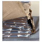 Gorgeous 8x8 Alhambra Blue Ink Dot Geometric Pattern Encaustic Style Heavy Duty Ceramic Wall Floor Tile