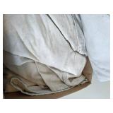 Box of Painting Drop Cloths and Poly Cover Black Polyethylene Plastic Sheeting