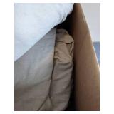 Box of Painting Drop Cloths and Poly Cover Black Polyethylene Plastic Sheeting