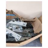 Boxes of Simpson StrongTie LUS2102 Hangers and PSCL 1/2 Sheathing Clips
