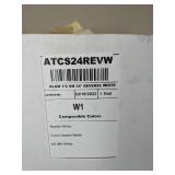 NEW Norandex Aluminum Trim Coil 24" Reverse White, 1 Roll