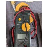 Assortment of Styro Heavy Duty 9.5 in. x 150 ft. Sticky Mesh, Greenlee CM-600 Clamp Meter, Kraft EZY Deck Pro Gun, Air Powered Cut-Off Tool, Crow Bar, Etc.