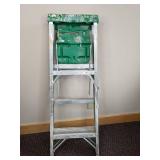 Werner 4 ft. 225 Lbs. Capacity Ladder and 2-Step Stool