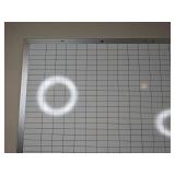 White Grid Dry Erase Planning Board, 48 in. x 72 in.