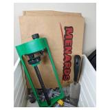 An Assortment of Lawn Care Items: Sprinklers, Lawn Bags, Nelson Sprinkler Timer, Grass Gator Trimmer Line, Glamos, Etc.