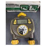 An Assortment of Lawn Care Items: Sprinklers, Lawn Bags, Nelson Sprinkler Timer, Grass Gator Trimmer Line, Glamos, Etc.