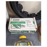 An Assortment of Lawn Care Items: Sprinklers, Lawn Bags, Nelson Sprinkler Timer, Grass Gator Trimmer Line, Glamos, Etc.