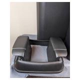 Set of 5 Black Indoor Swing Top Garbage Cans