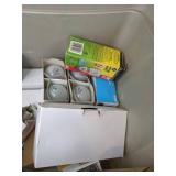 Tote with a variety of Sylvania, TCP,  LED Lightbulbs