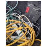 Collection of Extension Cords, Power Strips and More