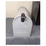 Two Mailboxes: Black and White