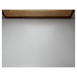 Long White Desk with Two Drawers