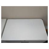 Set of Two White 2-Drawer File Cabinets